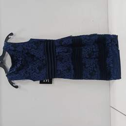Women’s Lace Overlay Sheath Dress Sz 4 NWT alternative image
