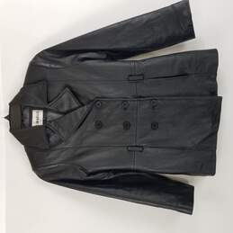 Caravelle Women Black Leather Jacket S