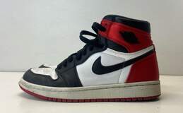 Nike Air Jordan 1 Retro High Satin Black Toe Sneakers CD0461-016 Size 7.5 alternative image