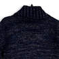 NWT Womens Blue Shawl Collar Long Sleeve Knitted Pullover Sweater Size L image number 4