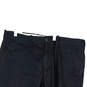 Mens Gray Flat Front Regular Fit Pockets Straight Leg Dress Pants Size 32 image number 4