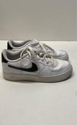 Nike Air Force 1 Removable Swish Sneakers White 6 Youth Women's 7.5