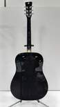 Perry Black 6 String Acoustic Guitar w/ Case image number 5