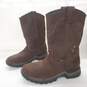 Irish Setter Two Harbor Waterproof Brown Leather Pull On Work Boot Men's Size 10 image number 1