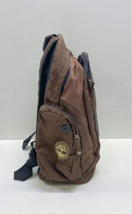 Timberland Brown Canvas Backpack image number 6