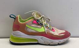 Nike Air Max 270 React Pink Volt Athletic Shoes Women's Size 8