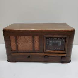 Vintage Paramount Wood Tube Table Radio Untested for P/R
