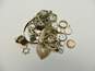 925 Sterling Silver & Stones Scrap Jewelry, 182.7g image number 4