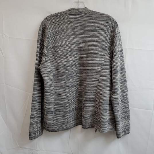 Eileen Fisher Womens Plus Lightweight Space Dye Cardigan Sweater Sz L image number 3