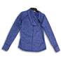 4Her Carl Banks Womens Blue Chicago Cubs Full-Zip Baseball Hooded Jacket Size M image number 2