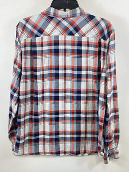 The North Face Men Multicolor Plaid Button Up Shirt L alternative image
