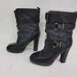 Coach Black Leather Boots Size 8B image number 2