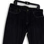 Mens Black 514 Denim Dark Wash Pockets Stretch Straight Leg Jeans Sz 34x34 image number 3