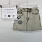 AUTHENTICATED Marc Jacobs Gray Acid Wash Embellished Jean Mini Skirt Size 26 image number 1