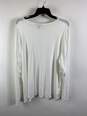 Eileen Fisher Women White Long Sleeve Blouse 3X image number 2