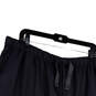 NWT Mens Black Elastic Waist Pockets Drawstring Scrub Pants Size 2XL Tall image number 3