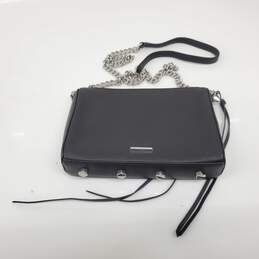 Rebecca Minkoff 'Avery' Black Leather Crossbody Bag AUTHENTICATED