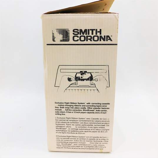 Vintage Smith Corona XL 1500 Portable Electric Typewriter In Original Box image number 3