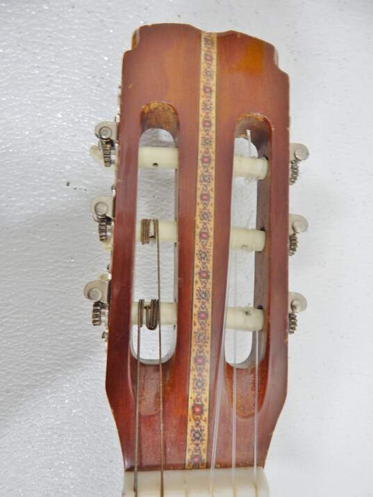 VNTG Continental Brand DC310 Model Wooden Classical Acoustic Guitar (Parts and Repair) image number 4