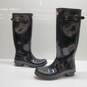 WOMEN'S HUNTER BLACK RUBBER BOOTS SIZE 10 image number 1