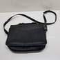 AUTHENTICATED Dooney & Bourke Vintage Black Leather Convertible Satchel Crossbody Bag image number 2