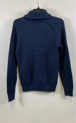 NWT Banana Republic Mens Blue Long Sleeve Tight Knit Pullover Sweater Size Small alternative image