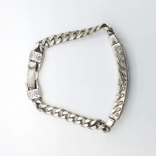Brighton ID  ( Live The Life You Love ) 7 1/4 Inch Bracelet 27.8g image number 2