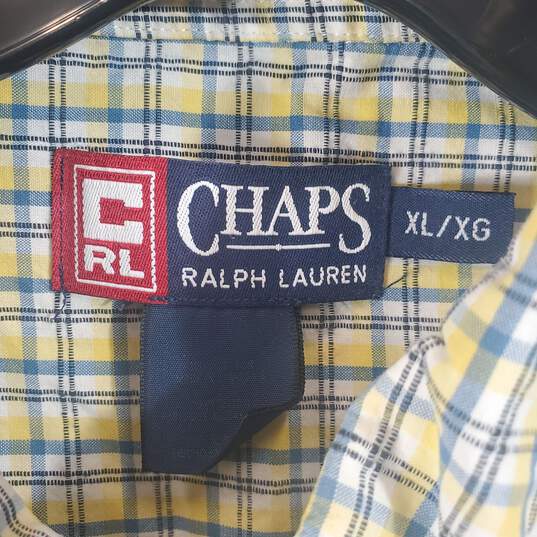 Ralph Lauren Men Multicolor Plaid Button up Sz XL image number 2