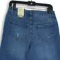 NWT Style & Co. Womens Blue Denim High Rise Wide Leg Cropped Jeans Size 4 image number 4