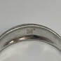 Designer Robert Lee Morris Silver-Tone Plain Wide Classic Bangle Bracelet image number 4