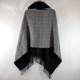 Ralph Lauren Women Houndstooth Poncho Cape One Size NWT alternative image