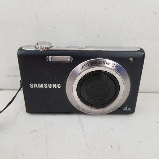 UNTESTED Samsung ST60 12.2MP Compact Digital Camera Black image number 1