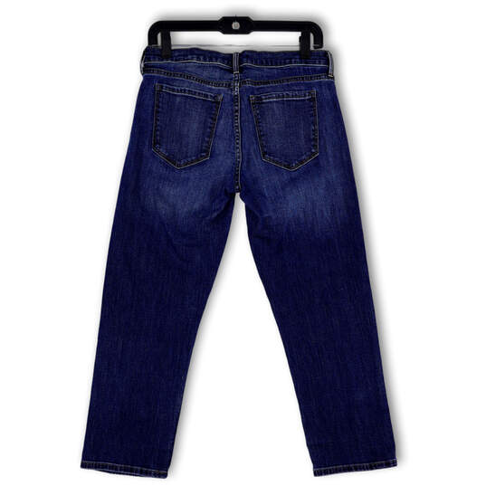 Womens Blue Denim Medium Wash Pockets Comfort Straight Leg Jeans Size 28 image number 2