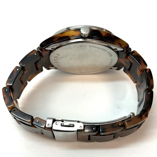 Designer Fossil Stella ES-2456 Chronograph Round Dial Analog Wristwatch image number 3