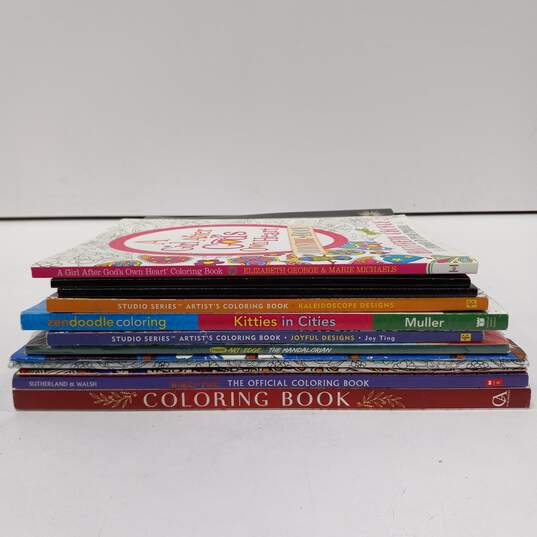 Lot of 12 Coloring Books image number 3