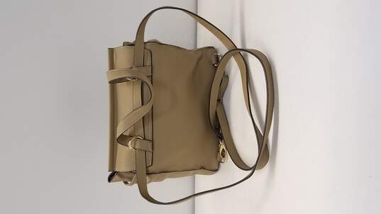 Nanette Lepore Beige Faux Leather Crossbody Bag image number 2