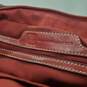 Wilsons Leather Red Baguette Buckle Shoulder Bag image number 6