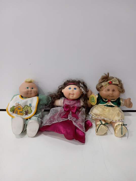 3 Assorted Cabbage Patch Kids Dolls image number 1