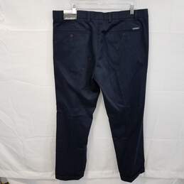 Eddie Bauer Wrinkle Free Classic Straight Khaki Navy Blue Pants Men's Size 38 alternative image