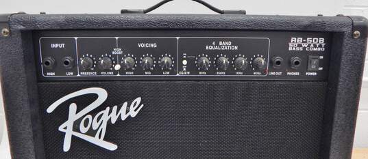 Rogue Brand RB-50B Model 50-Watt Bass Combo Amplifier w/ Power Cable image number 3