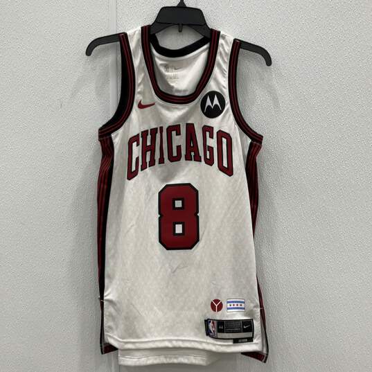 Mens Multicolor Chicago Bulls Zach LaVine #8 NBA Basketball Jersey Size M image number 1