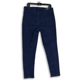 Womens Blue Dark Wash 5 Pocket Design Skinny Denim Jeans Size 12 alternative image