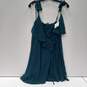 O'Neill Women's Teal Ruffle Wrap Mini Dress Size S NWT image number 1