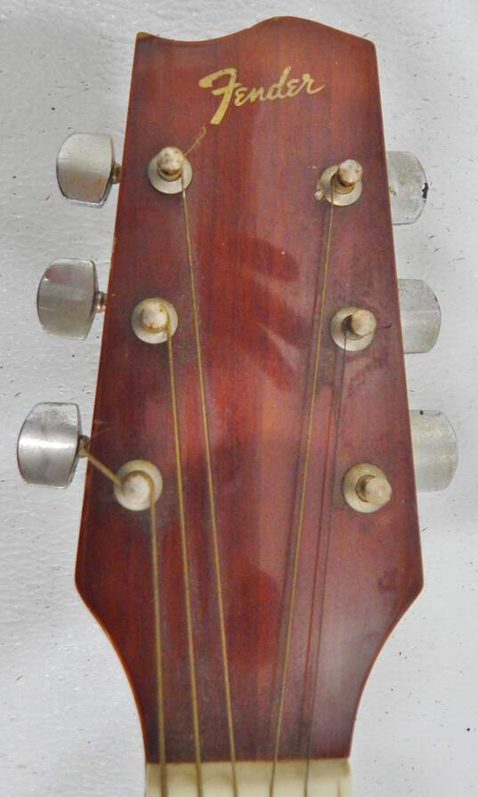 VNTG Fender Brand Alexus 30 Model Wooden Acoustic Guitar image number 5