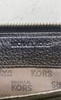 Michael Kors Pebble Leather Zip Around Wristlet Pewter image number 5