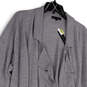 NWT Womens Gray Knitted Long Sleeve Open Front Cardigan Sweater Size 3X image number 3