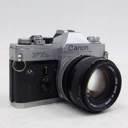 Canon AE-1 Program SLR 35mm Film Camera W/ Lenses Flash Manual Case Accessories alternative image