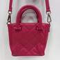 Steve Madden Hot Pink Crossbody Handbag & Clip-On Mini Pouch image number 4