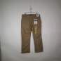 NWT Mens Regular Fit Flat Front Slash Pockets Bowman Flex Work Pants Size 36X32 image number 2