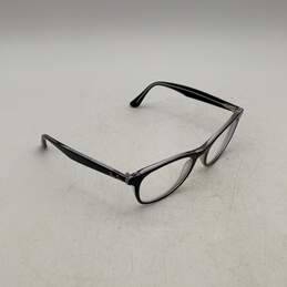 Ray Ban Womens Black Full Rim Square Reading Eyeglasses With Hard Case